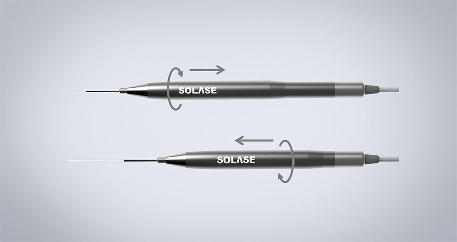 dental strippable fiber handpiece